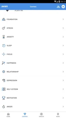 Aware - Mindfulness Meditation android App screenshot 5